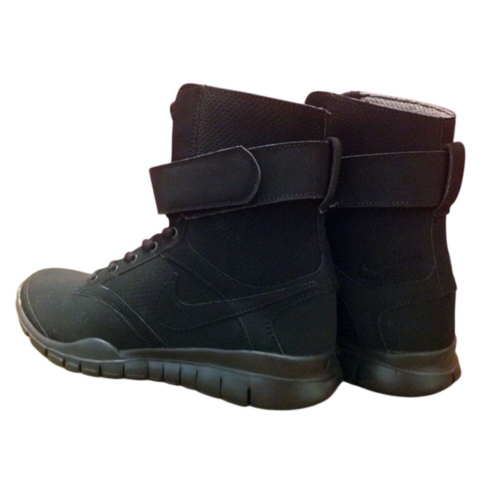 Nike Gym Combat TR Black Leather Women's Size 10.5 - Picture 2 of 8